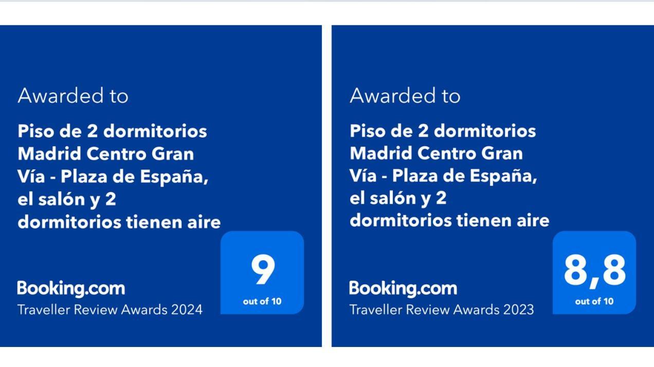 El Piso De 2 Dormitorios Con Aire Acondicionados, Tranquilo, Madrid Centro Gran Via - Plaza De Espana Esterno foto